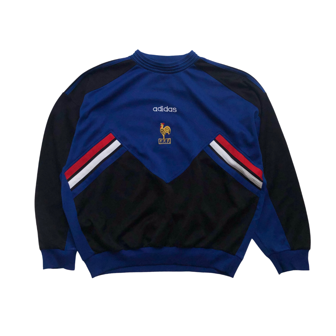 France Adidas 1990s Vintage Sweatshirt Large