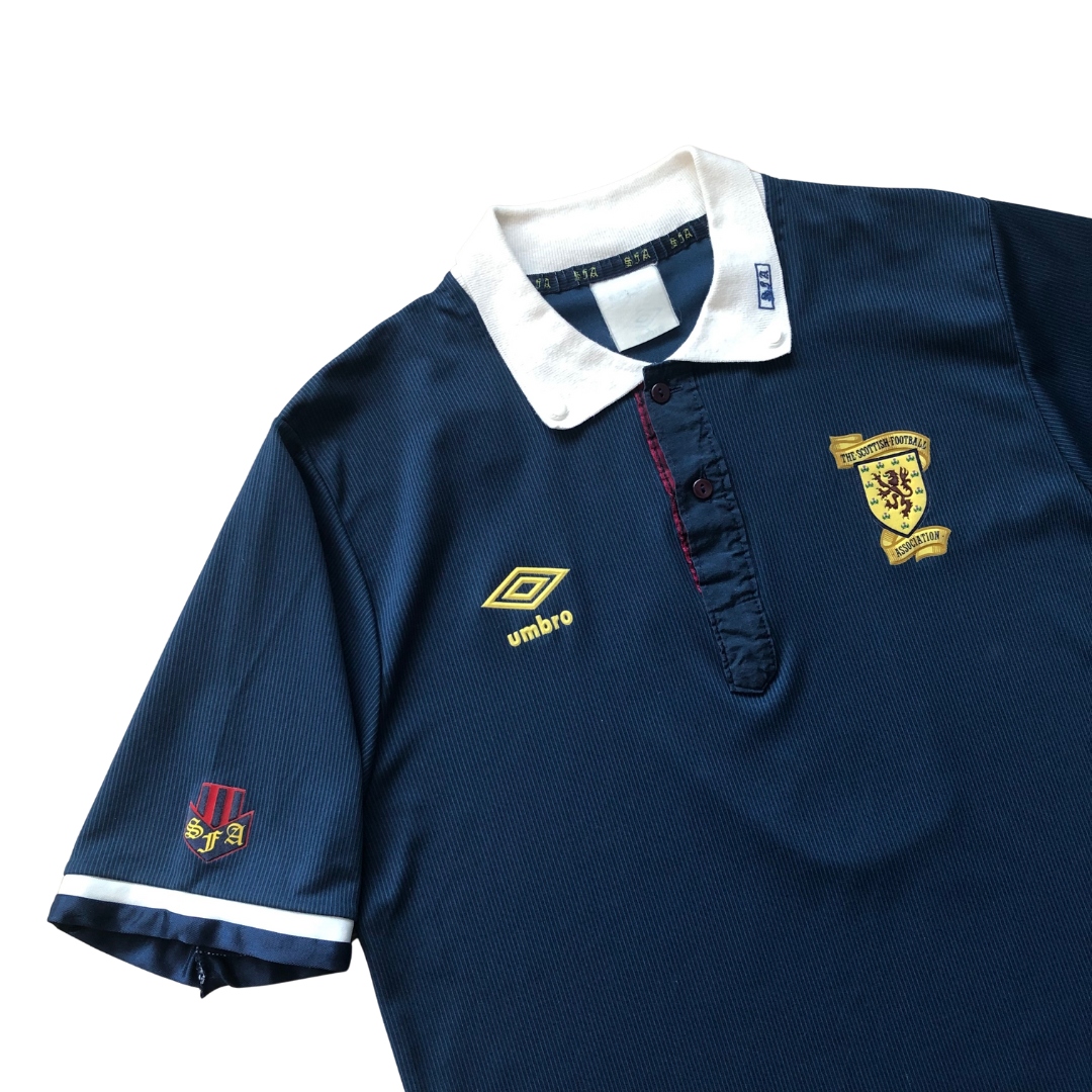 Scotland Original 1988/89/90/1991 Umbro Home Football Shirt Medium/Lar