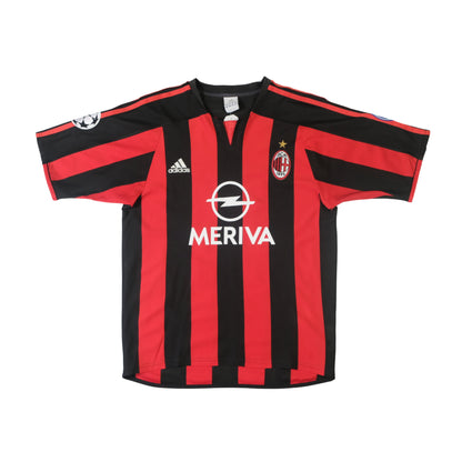 2003/04 AC Milan Home Shirt Adidas Kaka 