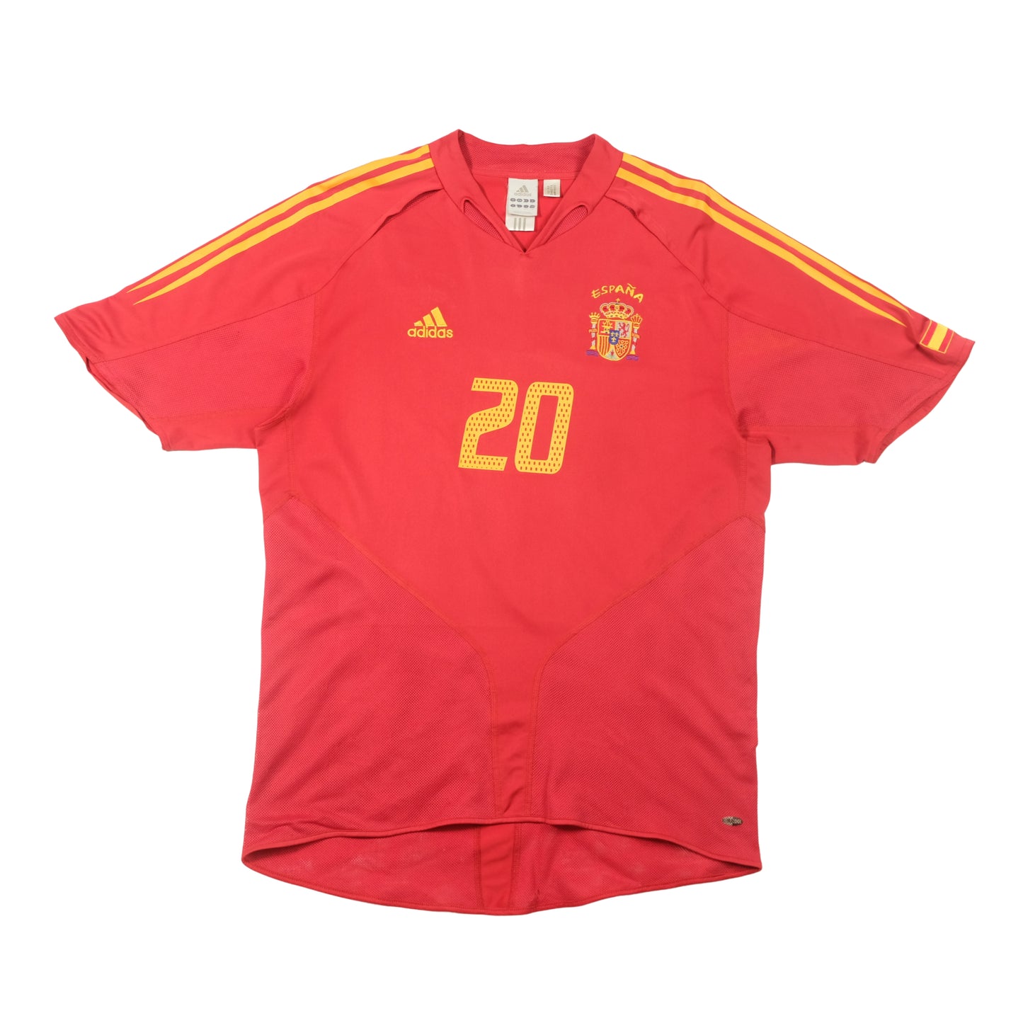 2004 Spain Home Shirt Xavi Adidas (L)