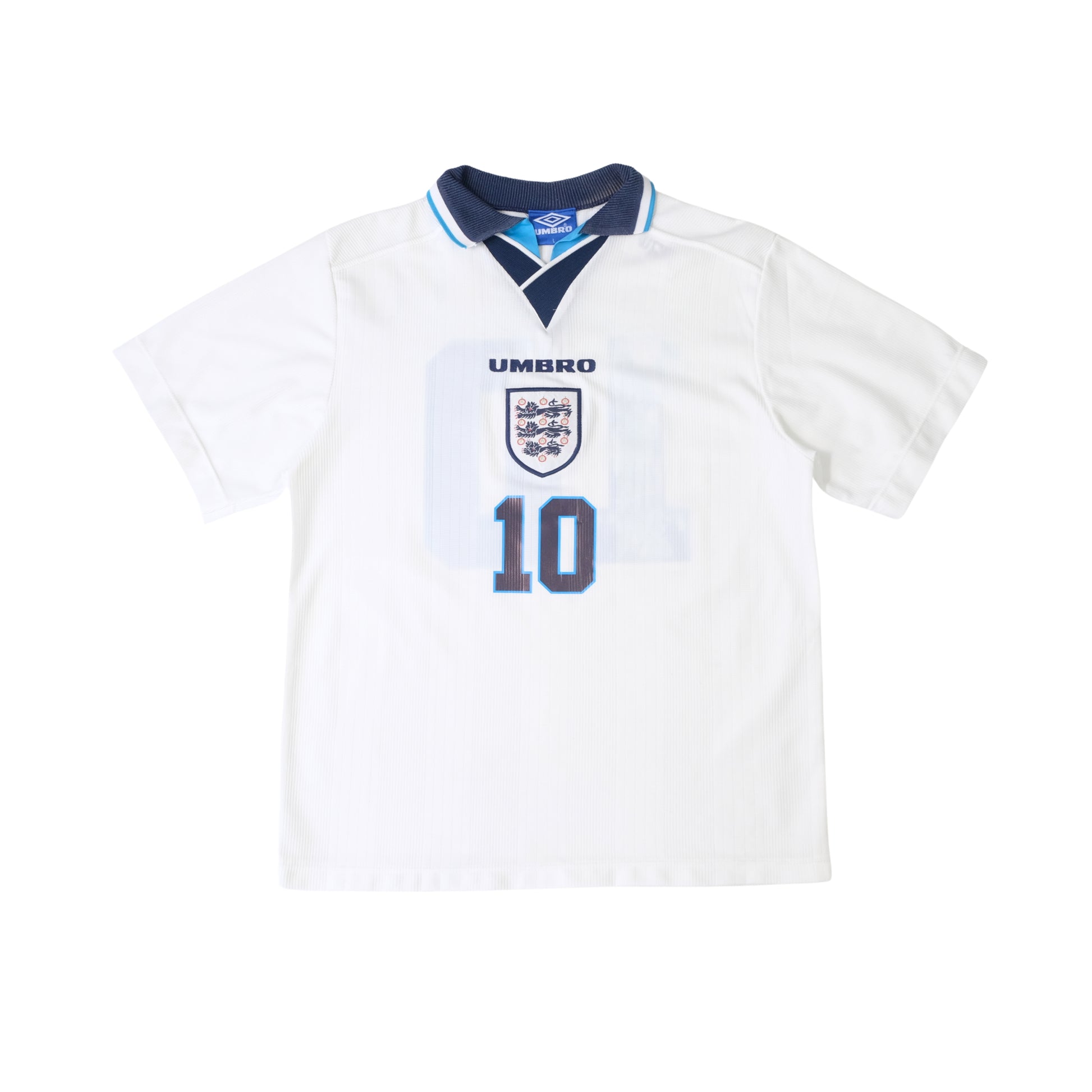 1995/97 England Home Shirt Umbro Sheringham