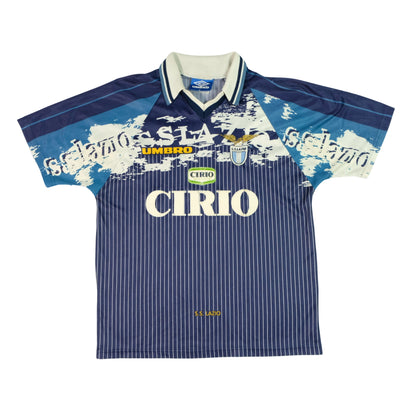 Lazio Italy Cirio Original 1996/1997 Away Football Shirt Medium