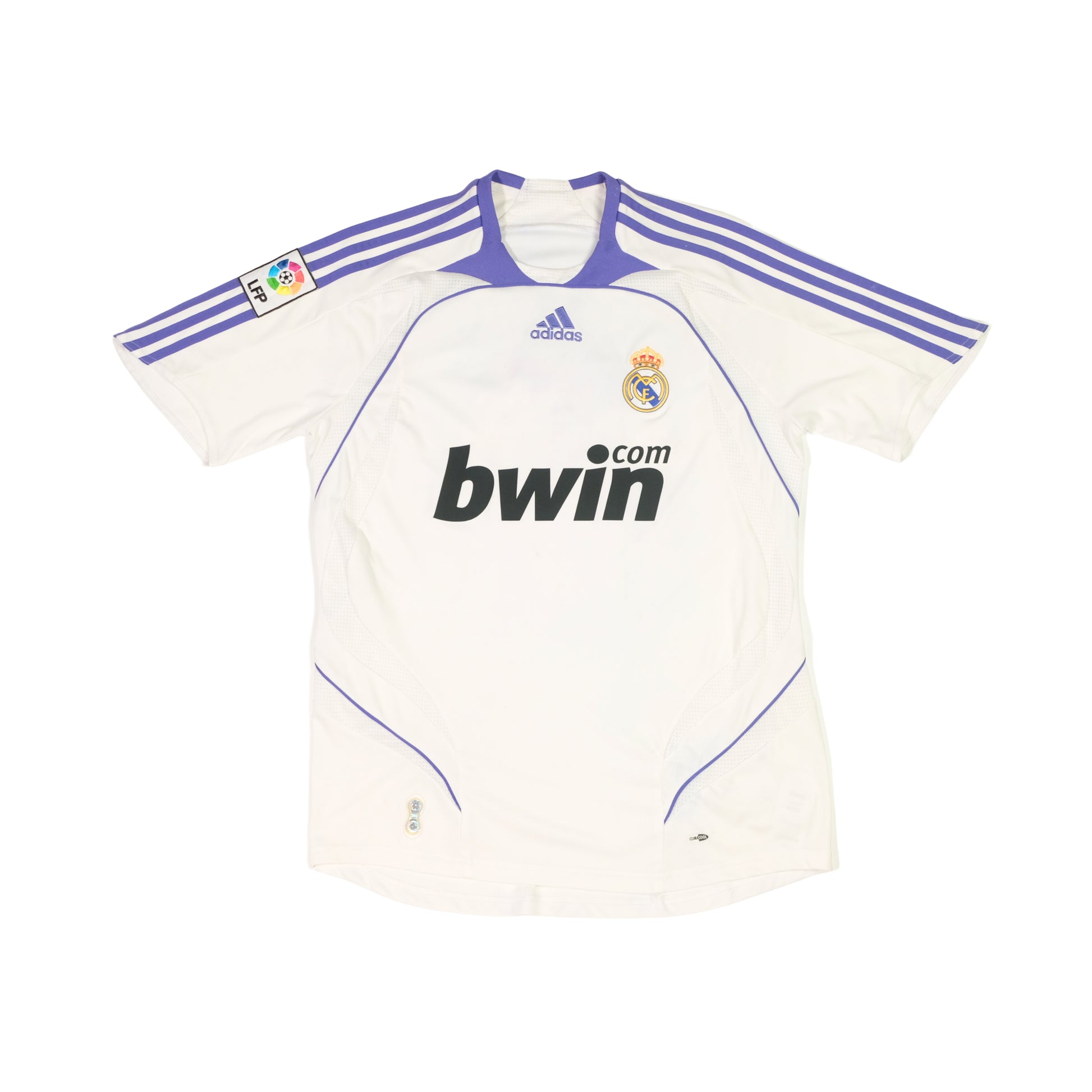 2007/08 Real Madrid Home Shirt V.Nistelrooy Adidas