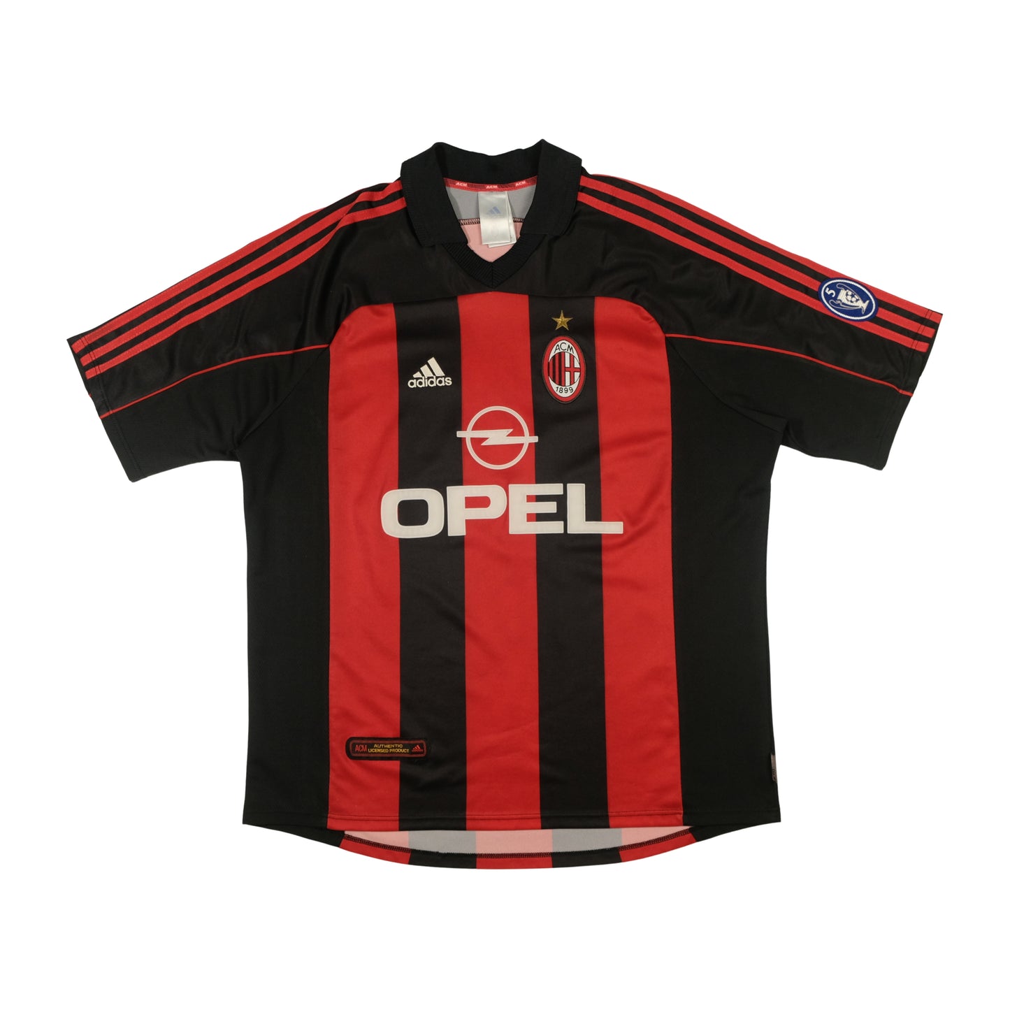 1998/00 AC Milan Home Shirt Adidas Shevchenko