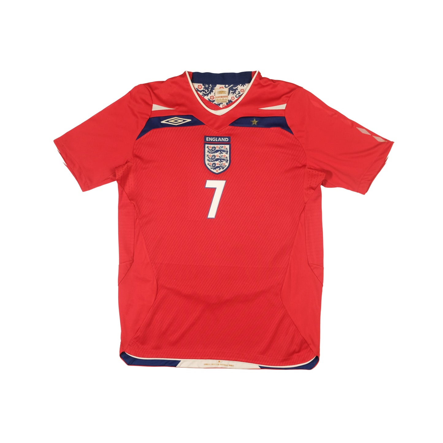 2008/10 England Away Shirt Umbro Beckham 