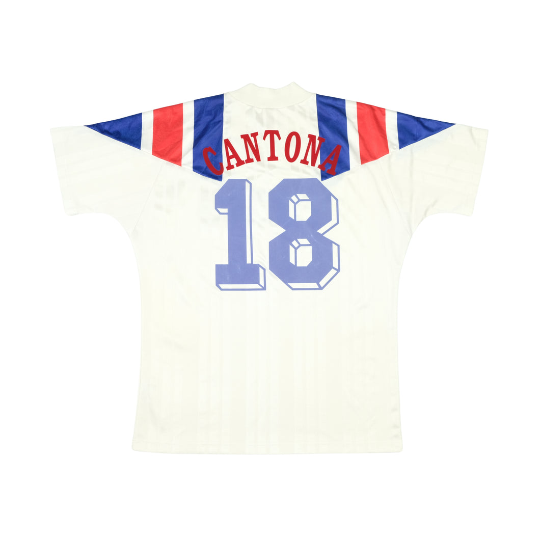 France Original Cantona 1992/1994 Adidas Away Football Shirt Medium/Large