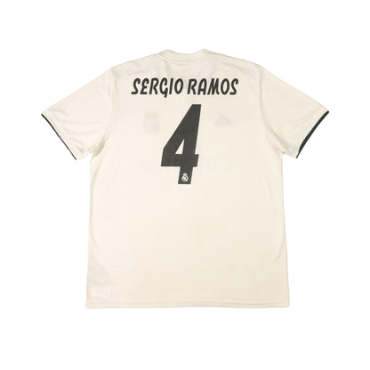 2018/19 Real Madrid Home Shirt Sergio Ramos Adidas