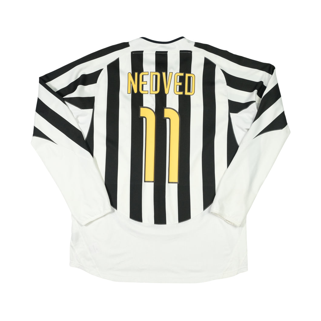 Juventus Italy Nedved Nike Original 2003/2004 Home Vintage Football Shirt Large