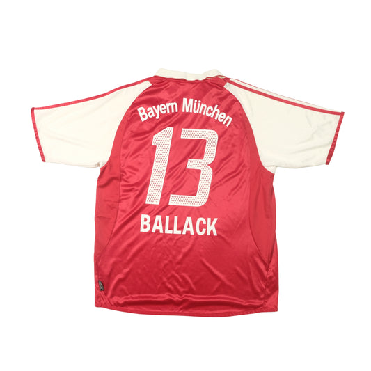 Bayern Munich Ballack Original Adidas 2003/2004 Home Vintage Football Shirt (L)