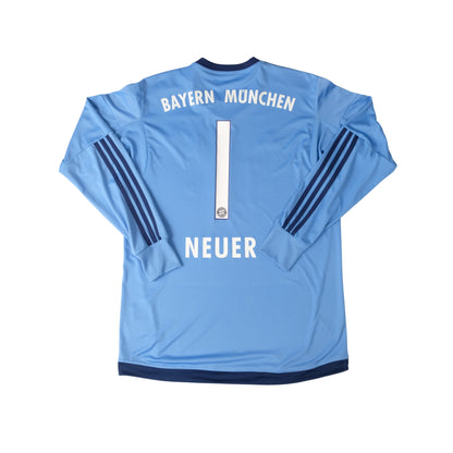 2015/2016 Bayern Munich Goalkeeper Shirt Neuer Adidas 