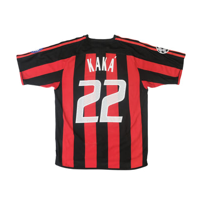 2003/04 AC Milan Home Shirt Adidas Kaka 