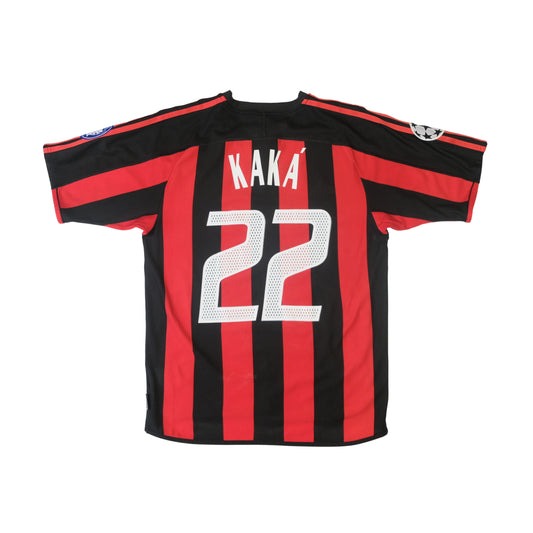 2003/04 AC Milan Home Shirt Adidas Kaka 