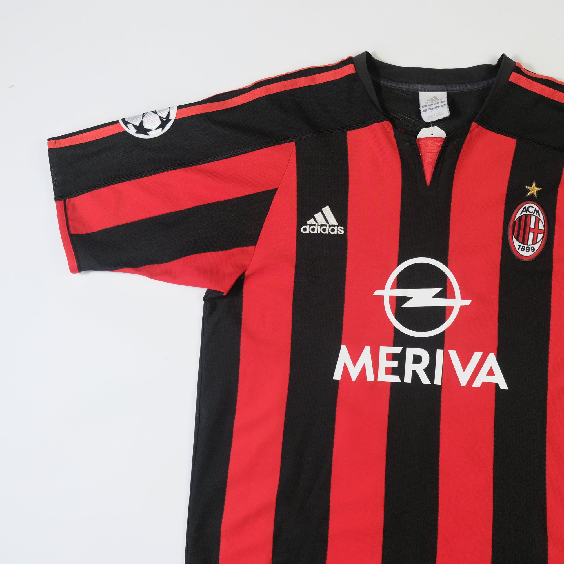 2003/04 AC Milan Home Shirt Adidas Kaka 