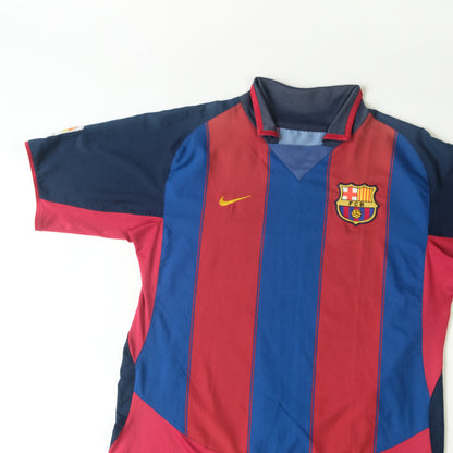 2003/04 Barcelona Home Shirt Ronaldinho Nike 