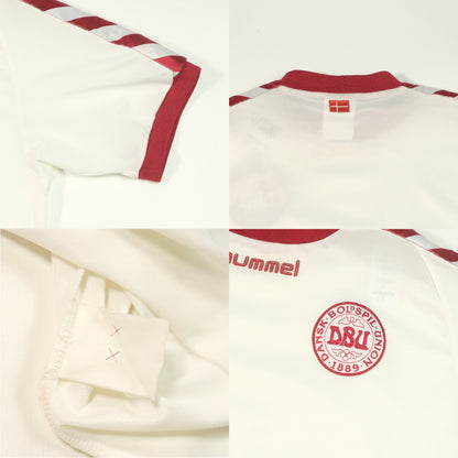 Denmark 2002 Original Hummel Away Football Shirt Medium