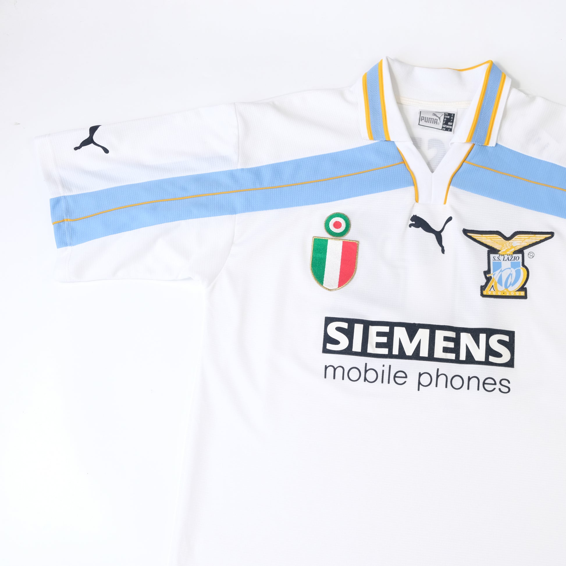 2000/01 Lazio Away Shirt Puma Nesta