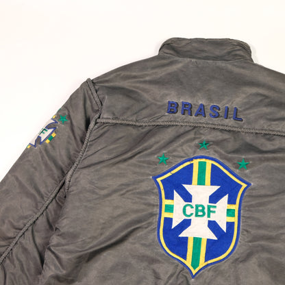 Brazil Rare Original Football Vintage Bomber Jacket 1991/1992 XL