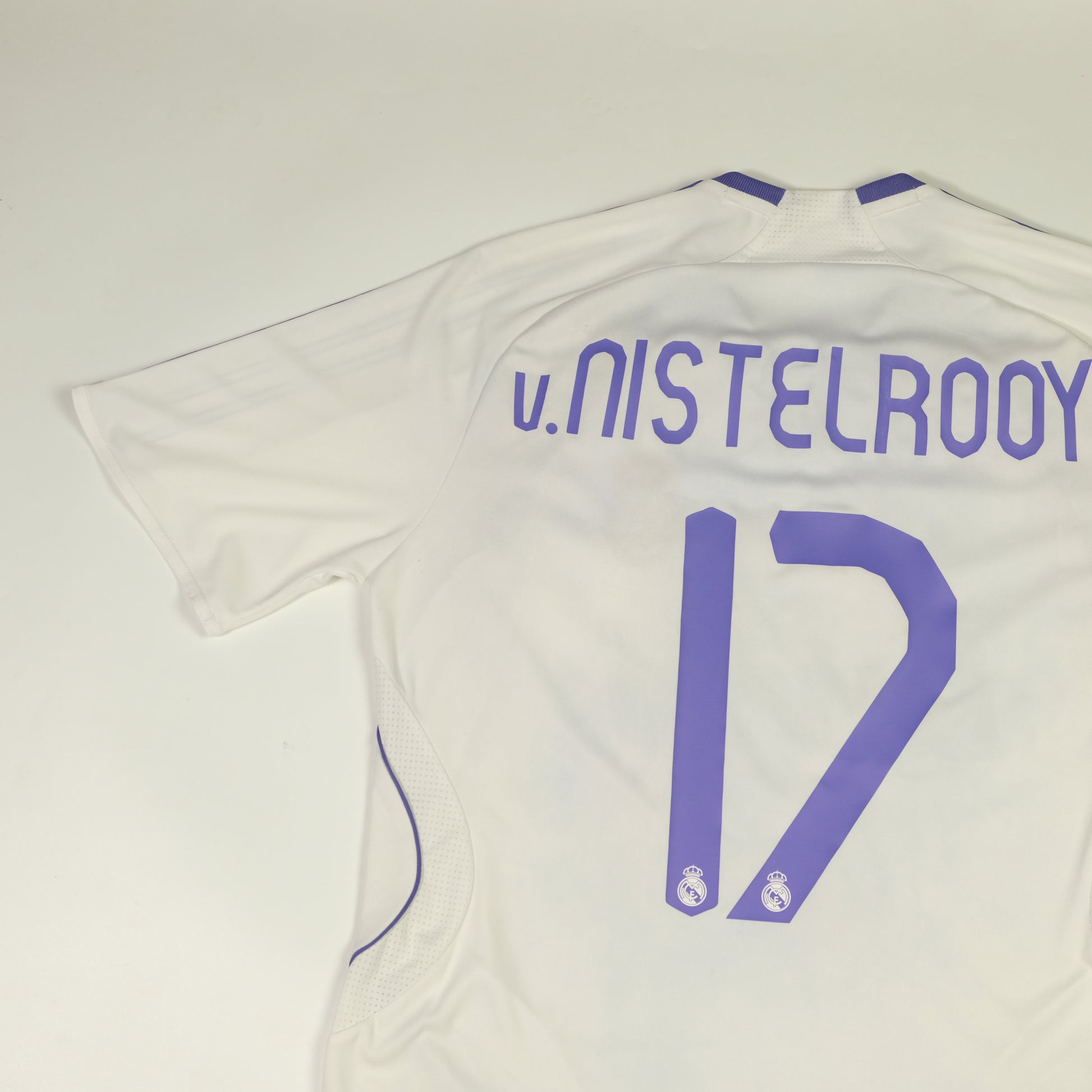 2007/08 Real Madrid Home Shirt V.Nistelrooy Adidas