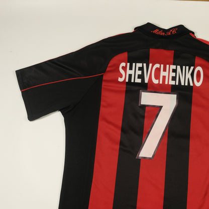 1998/00 AC Milan Home Shirt Adidas Shevchenko