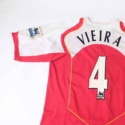 2004/05 Arsenal Away Shirt Nike Vieira 