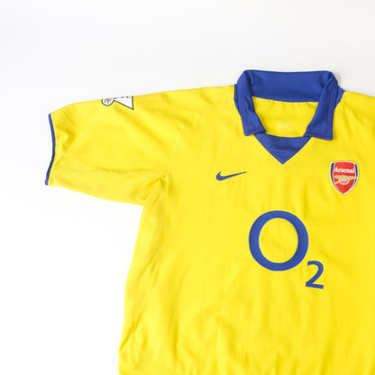 2003/05 Arsenal Away Shirt Nike Cole (S)