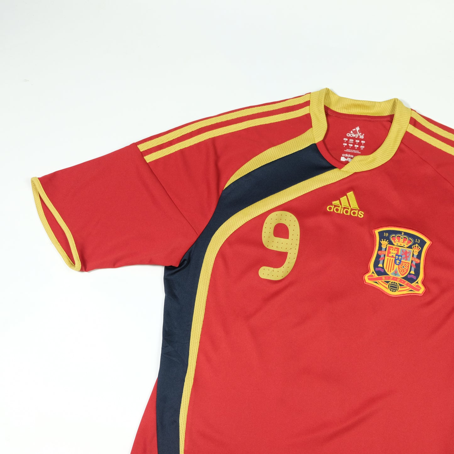 Spain Vintage Torres 9 Adidas 2009 Football Shirt Small