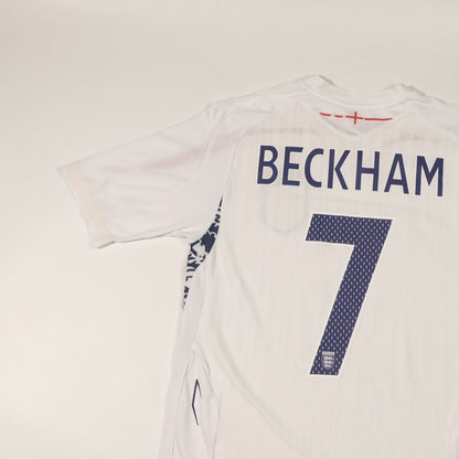 2007/09 England Home Shirt Umbro Beckham