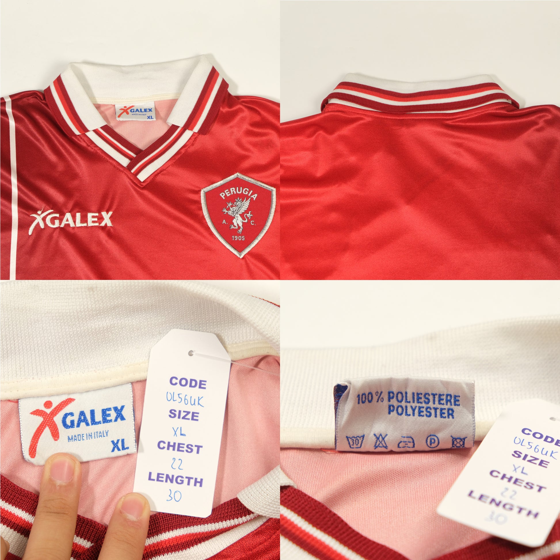 1998/99 Perugia Home Shirt Galex