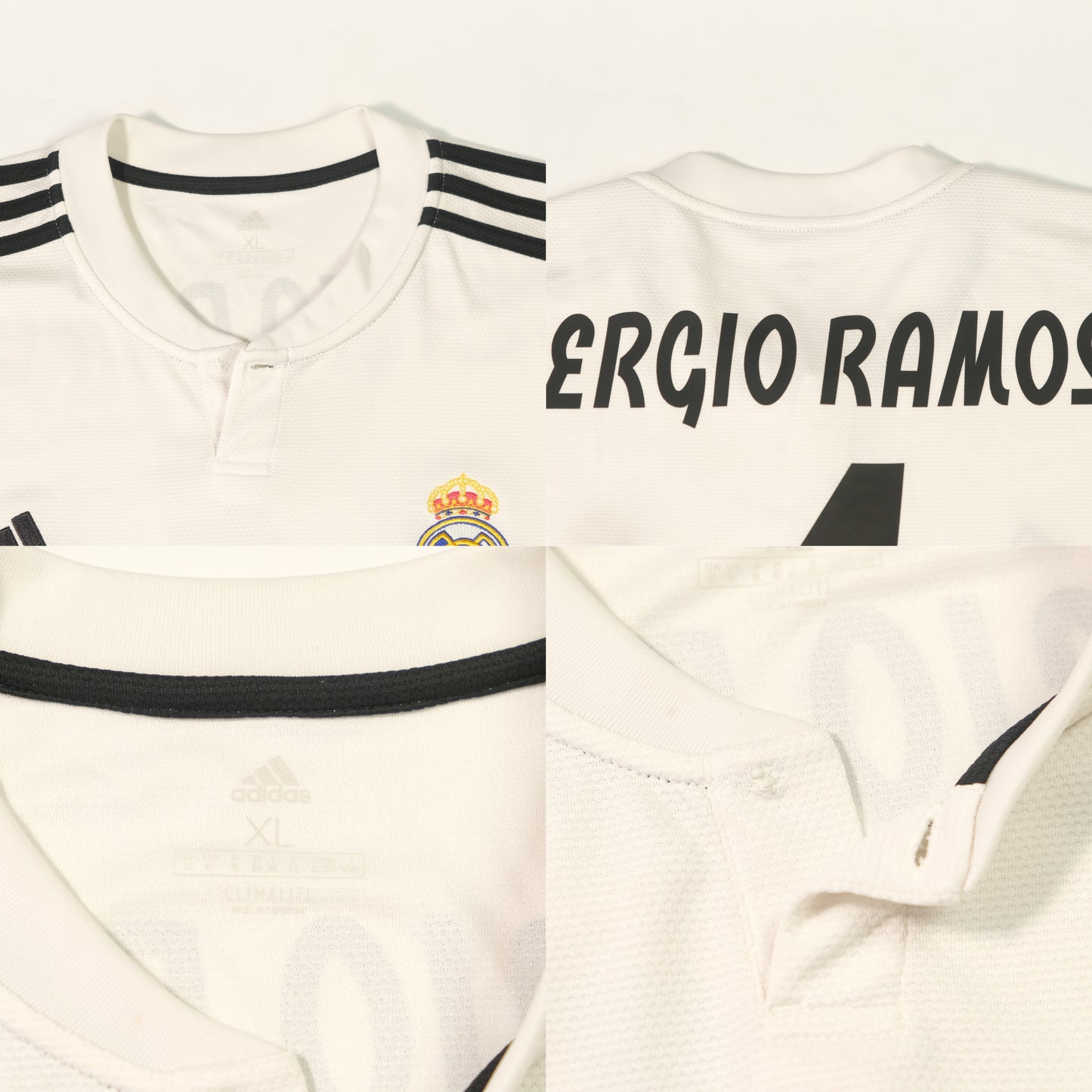 2018/19 Real Madrid Home Shirt Sergio Ramos Adidas