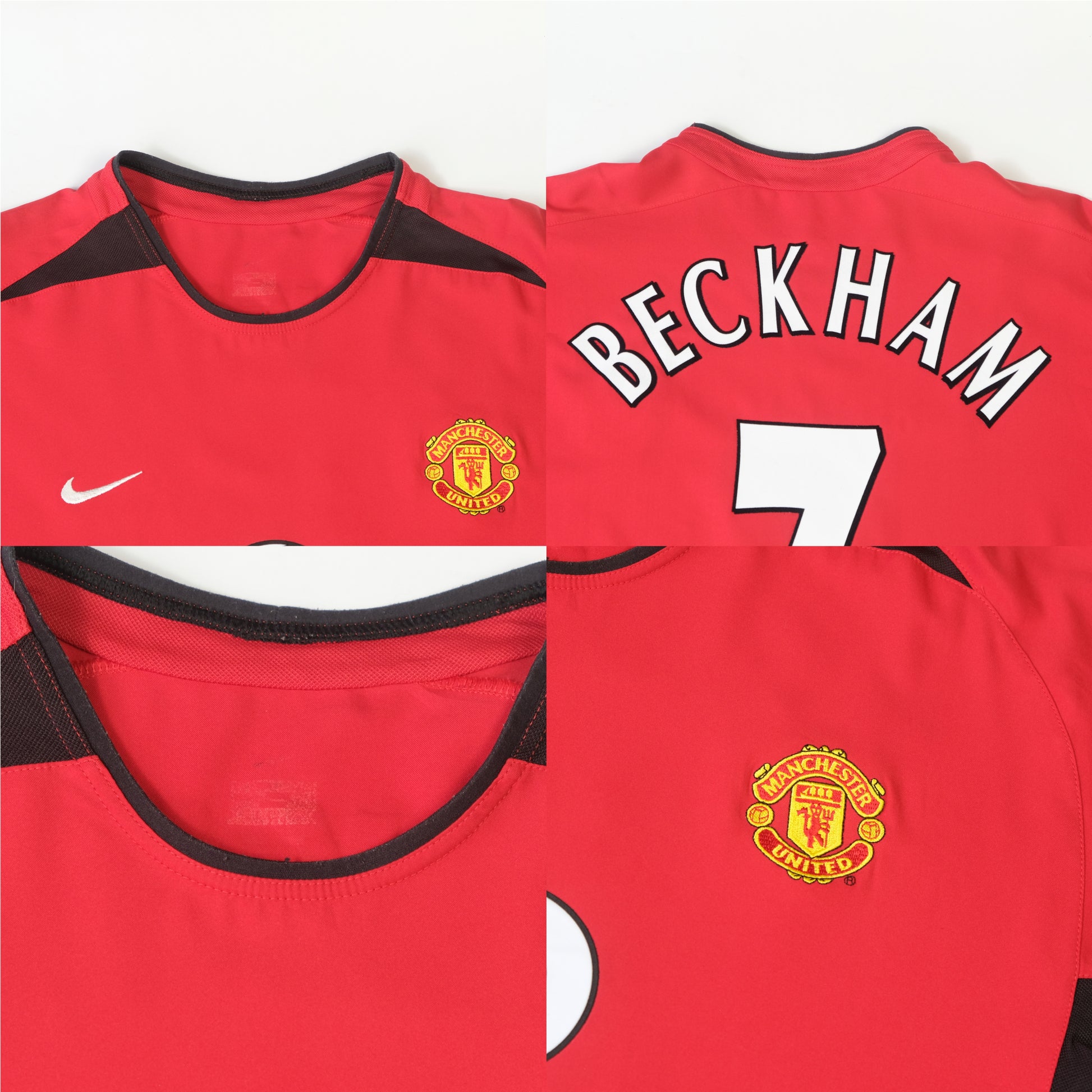 2002/04 Manchester United Home Shirt Nike Beckham 