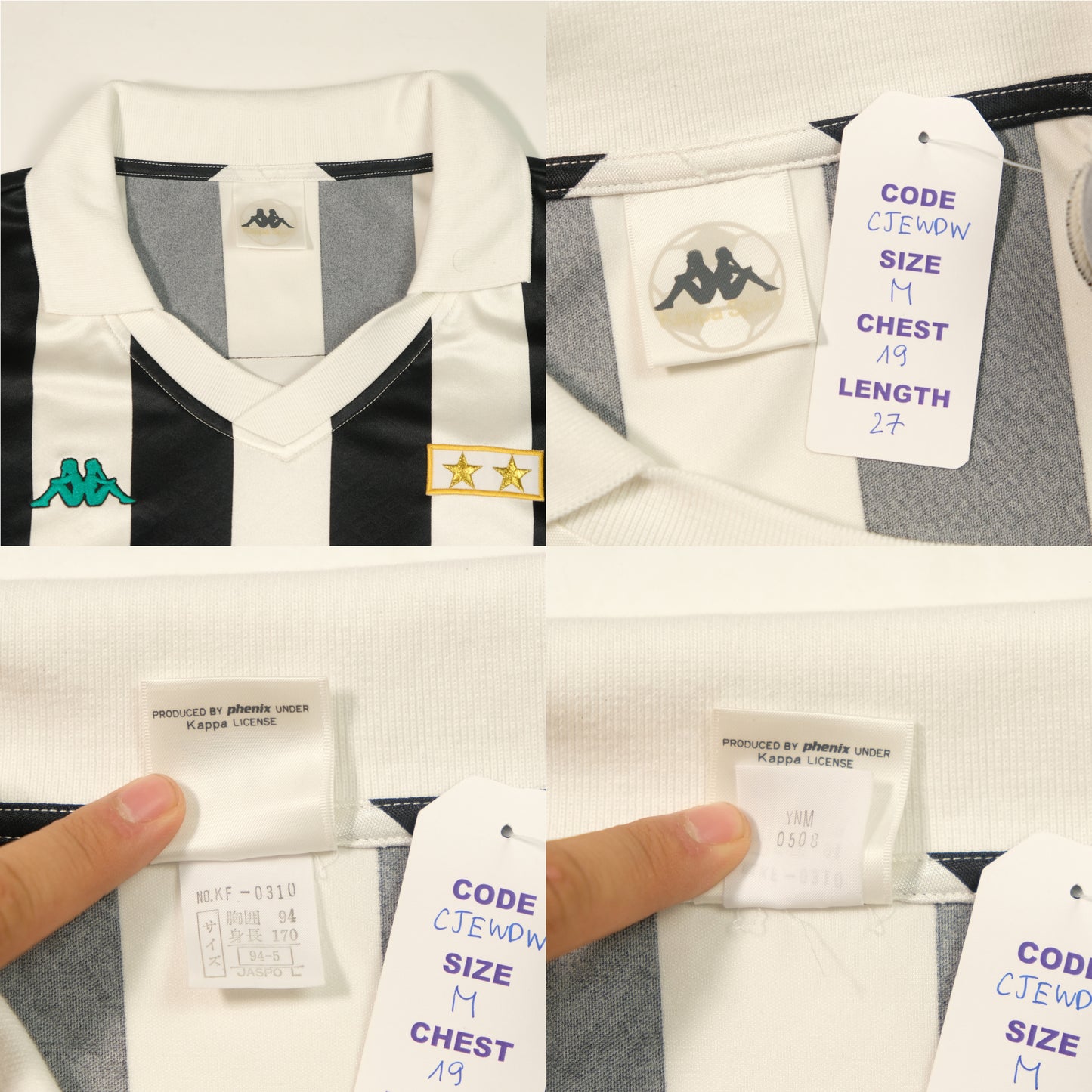 1992/94 Juventus Home Shirt Kappa 