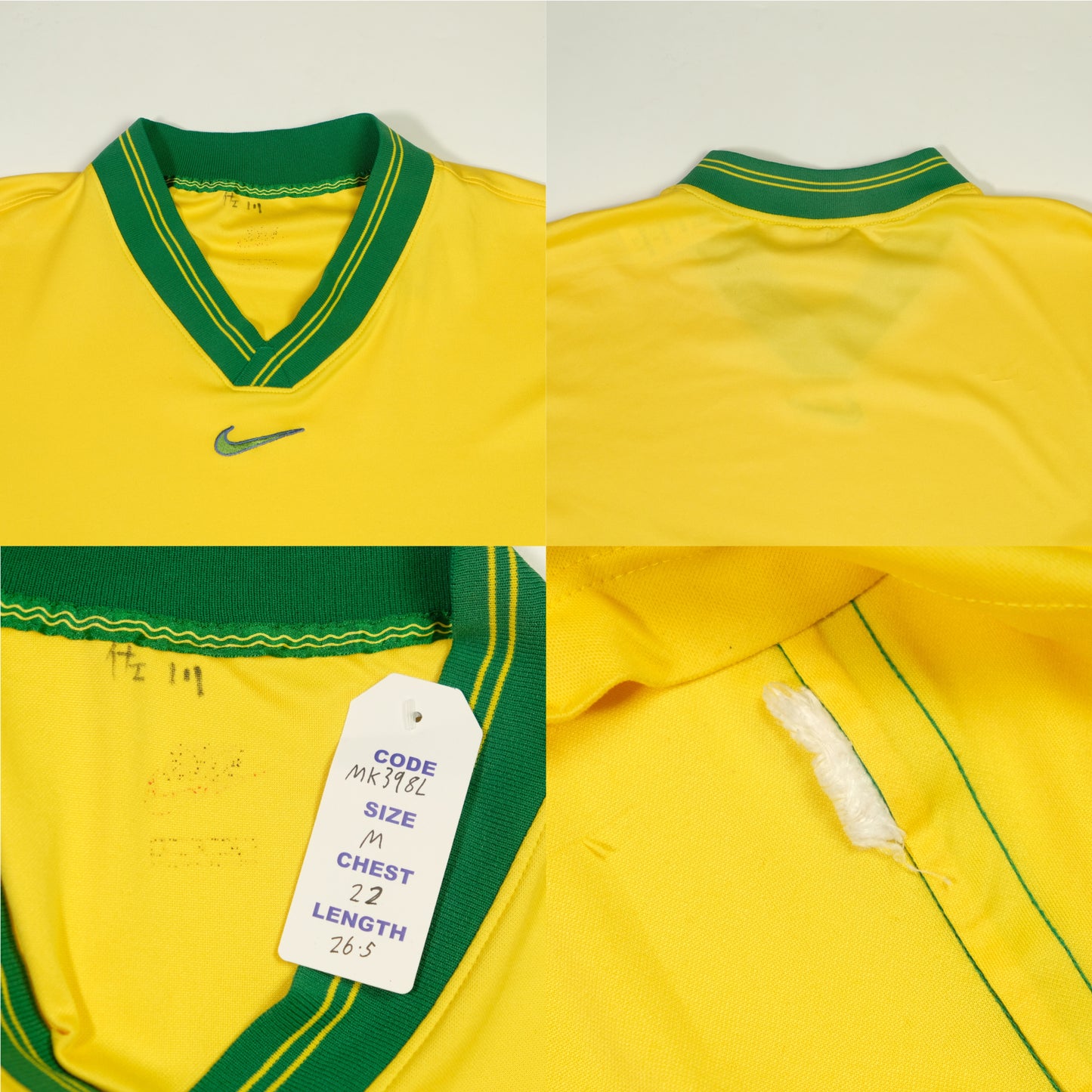 1998 Brazil Training Shirt Nike