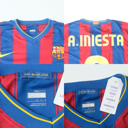 2009/10 Barcelona Home Shirt Iniesta Nike 