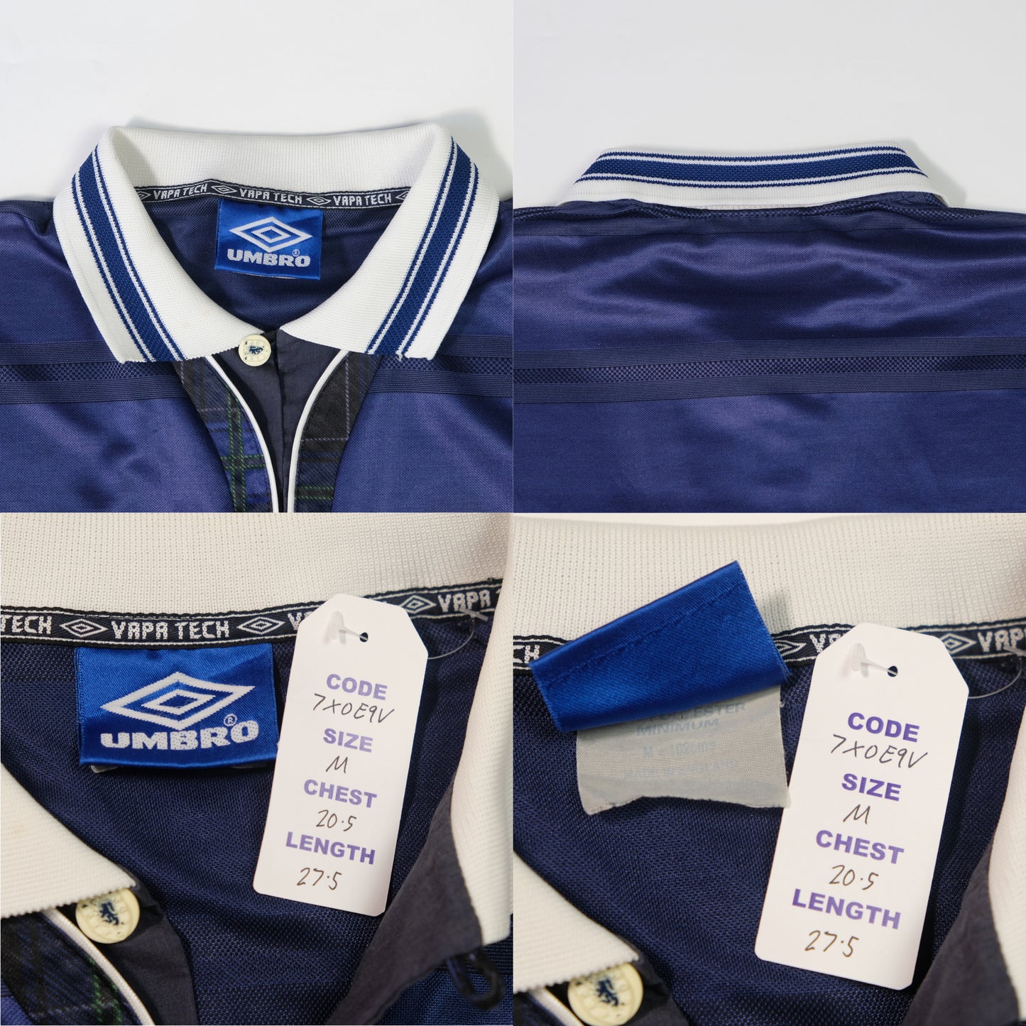 1998/00 Scotland Home Shirt Umbro 