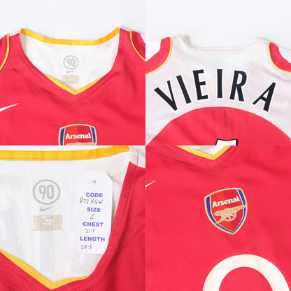 2004/05 Arsenal Away Shirt Nike Vieira 