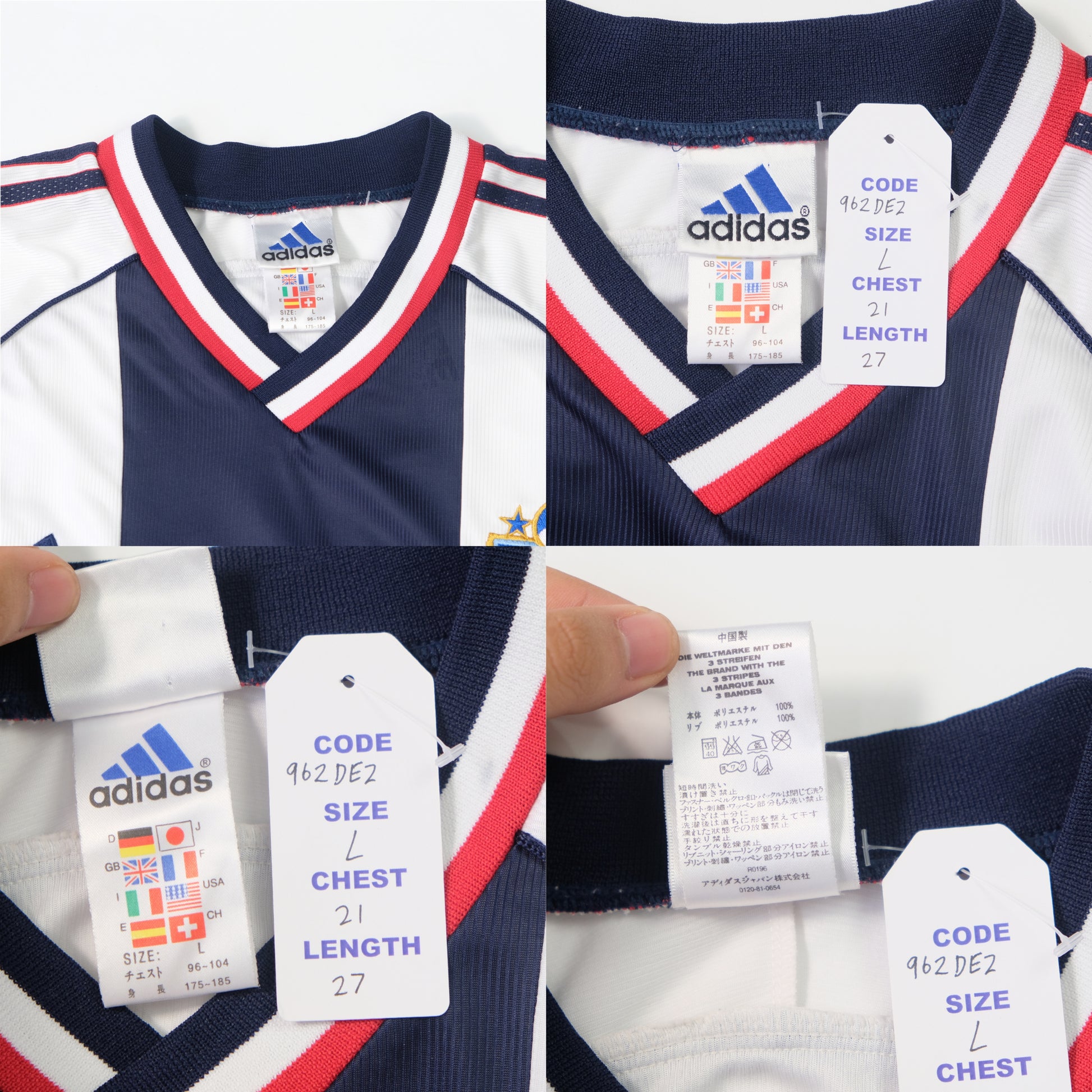 1998/00 Yugoslavia Away Shirt Adidas (L)