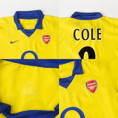 2003/05 Arsenal Away Shirt Nike Cole (S)