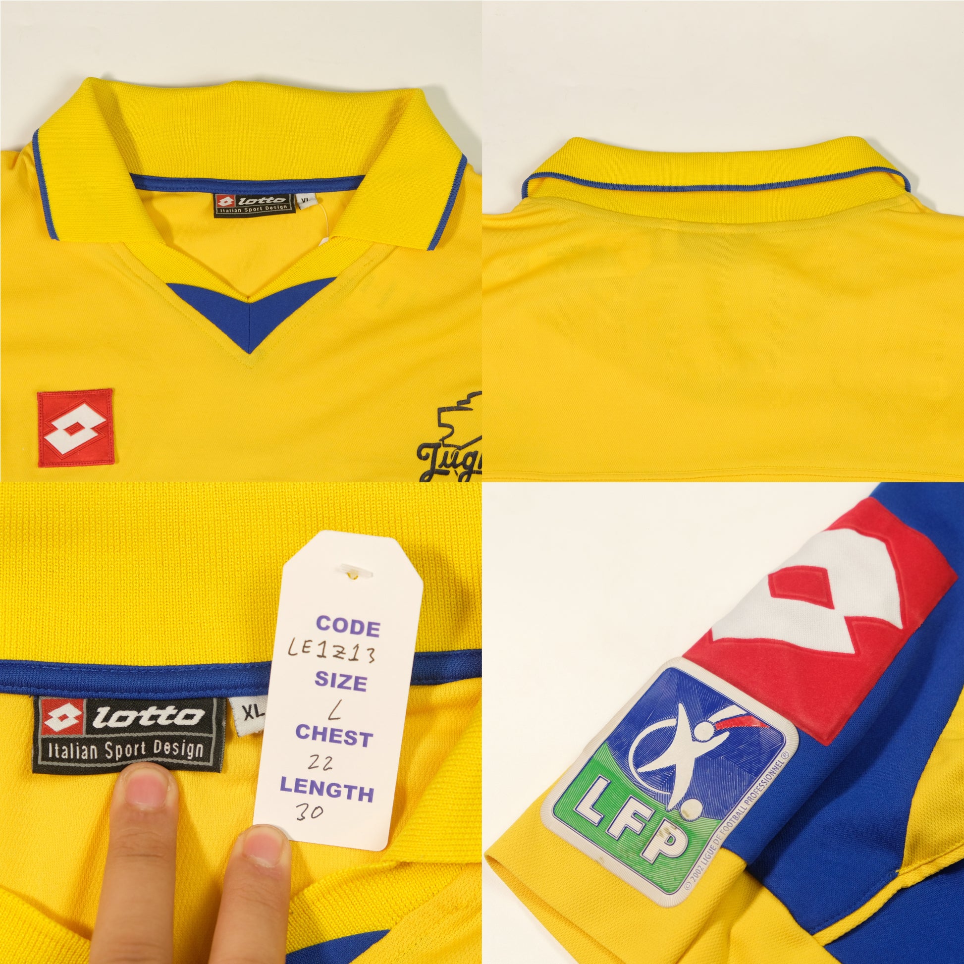 2003/04 Gueugnon Home Shirt Lotto