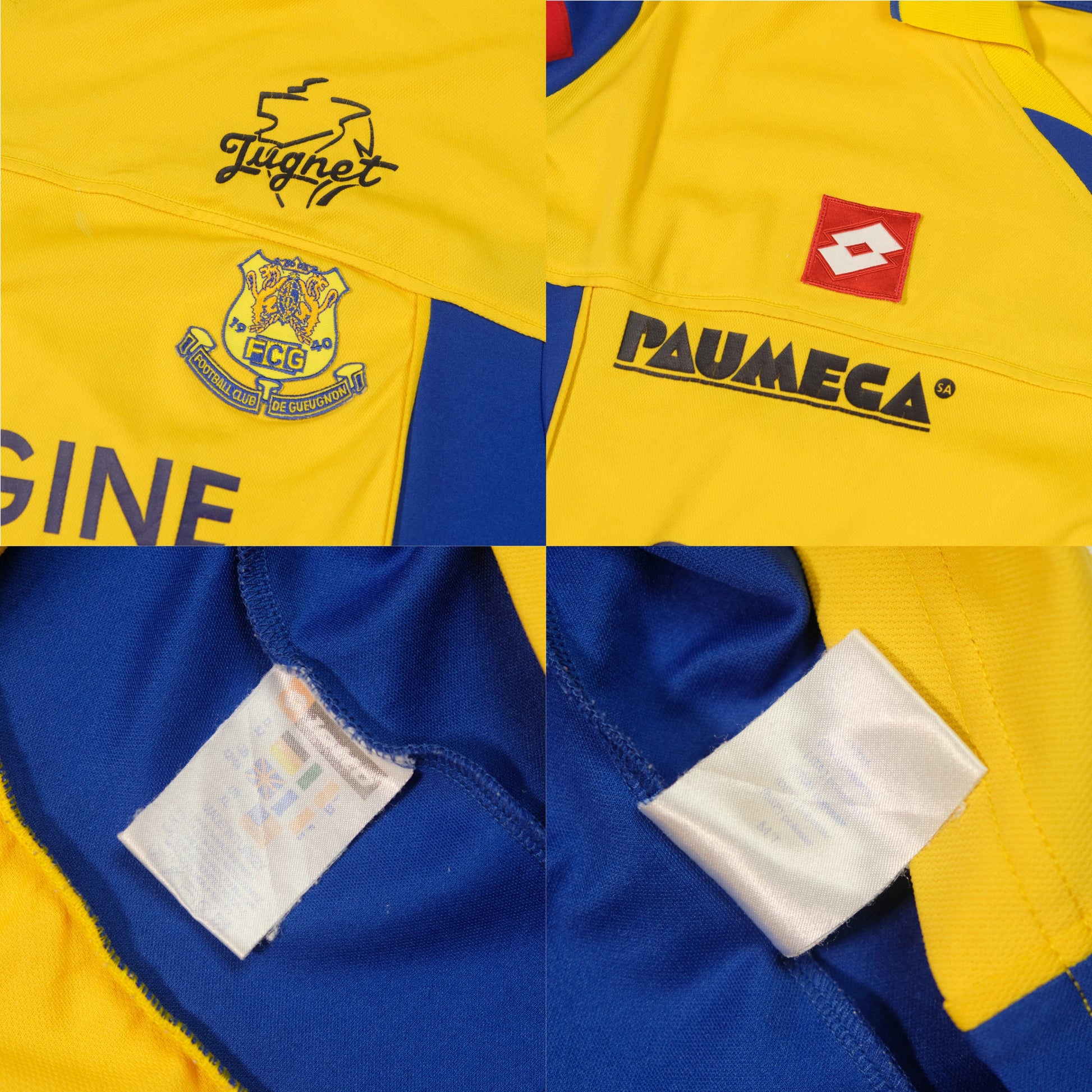 2003/04 Gueugnon Home Shirt Lotto