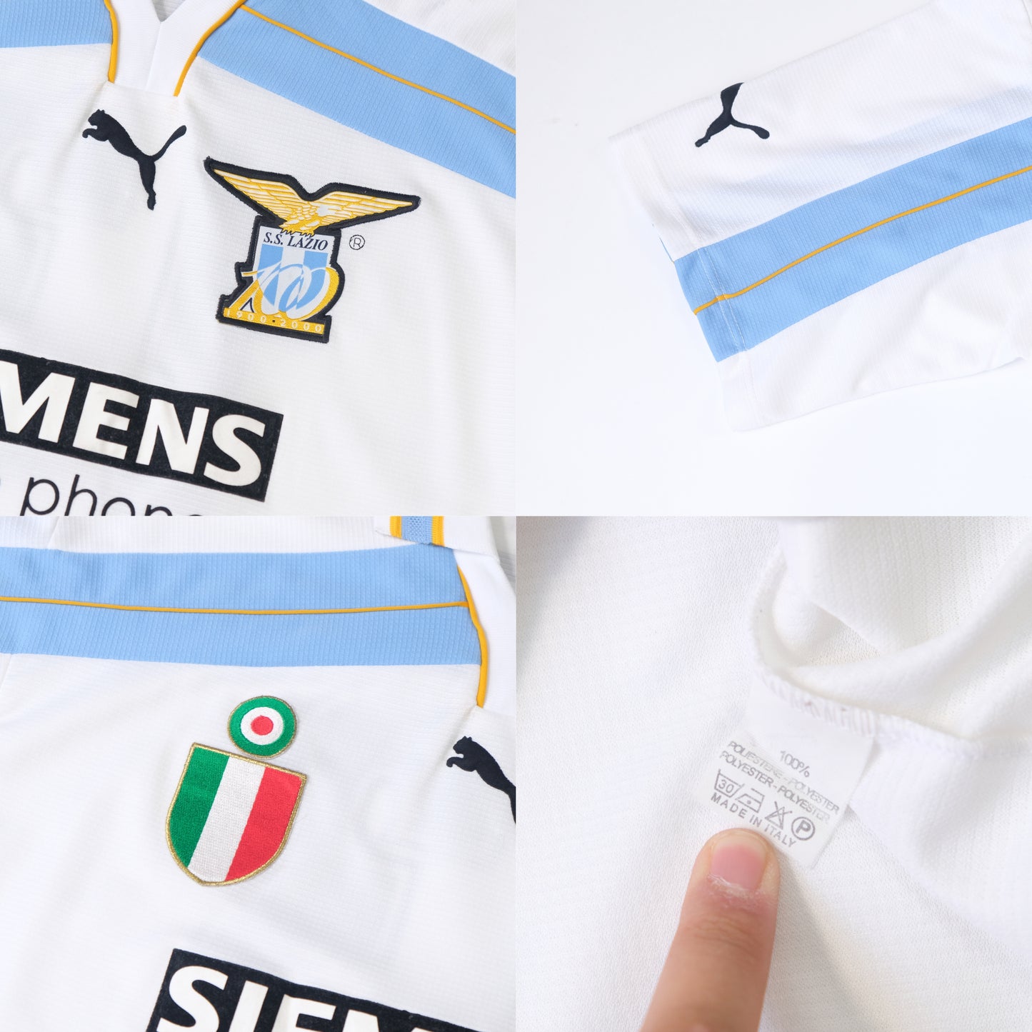 2000/01 Lazio Away Shirt Puma Nesta