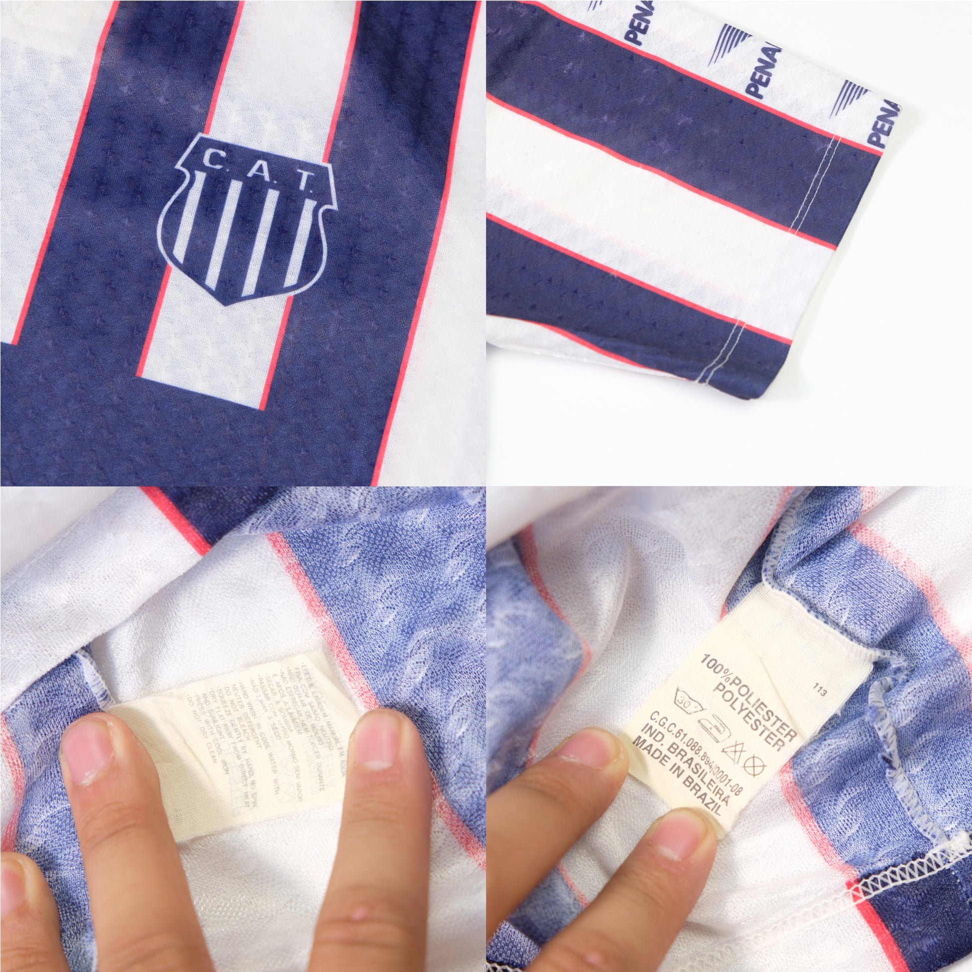 1993/94 Talleres de Cordoba Home Shirt Penalty (M) 