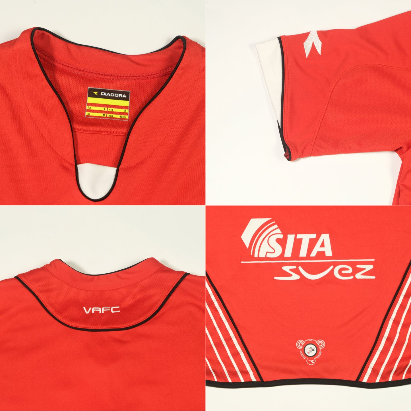 2007/08 Valenciennes Home Shirt Diadora (M)