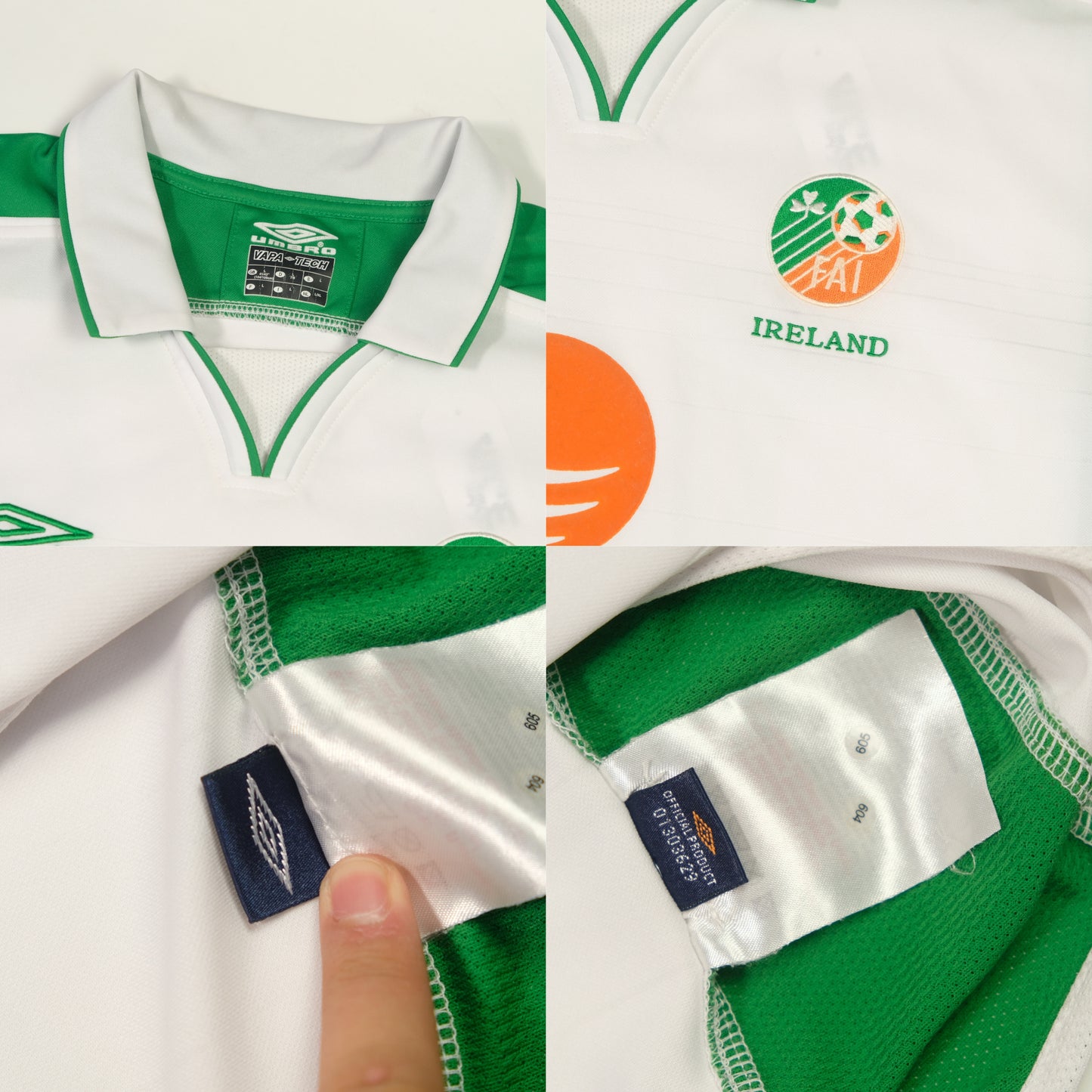 2003/05 Ireland Away Shirt Umbro