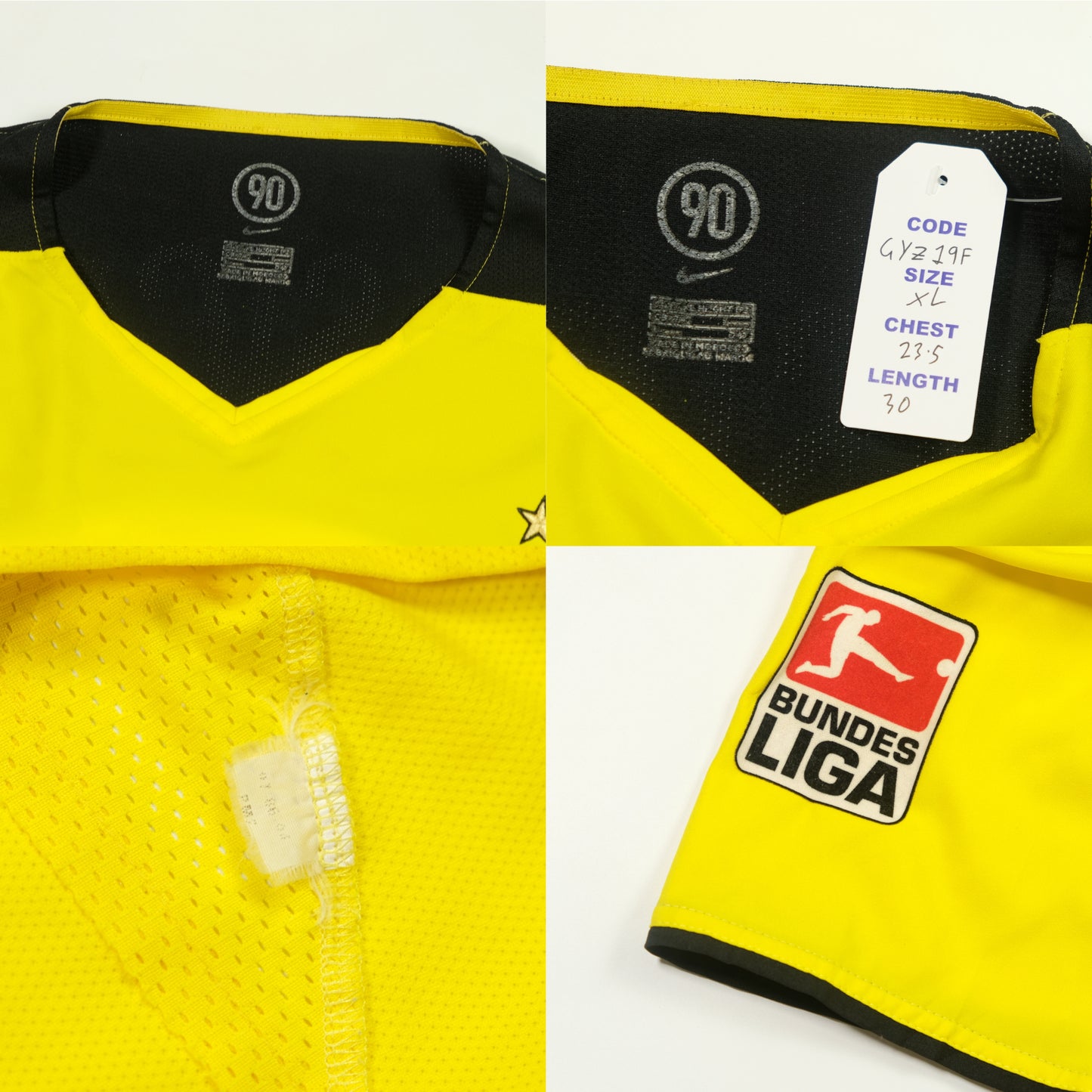 2004/2005 Borussia Dortmund Rosicky Nike Home Shirt (XL)