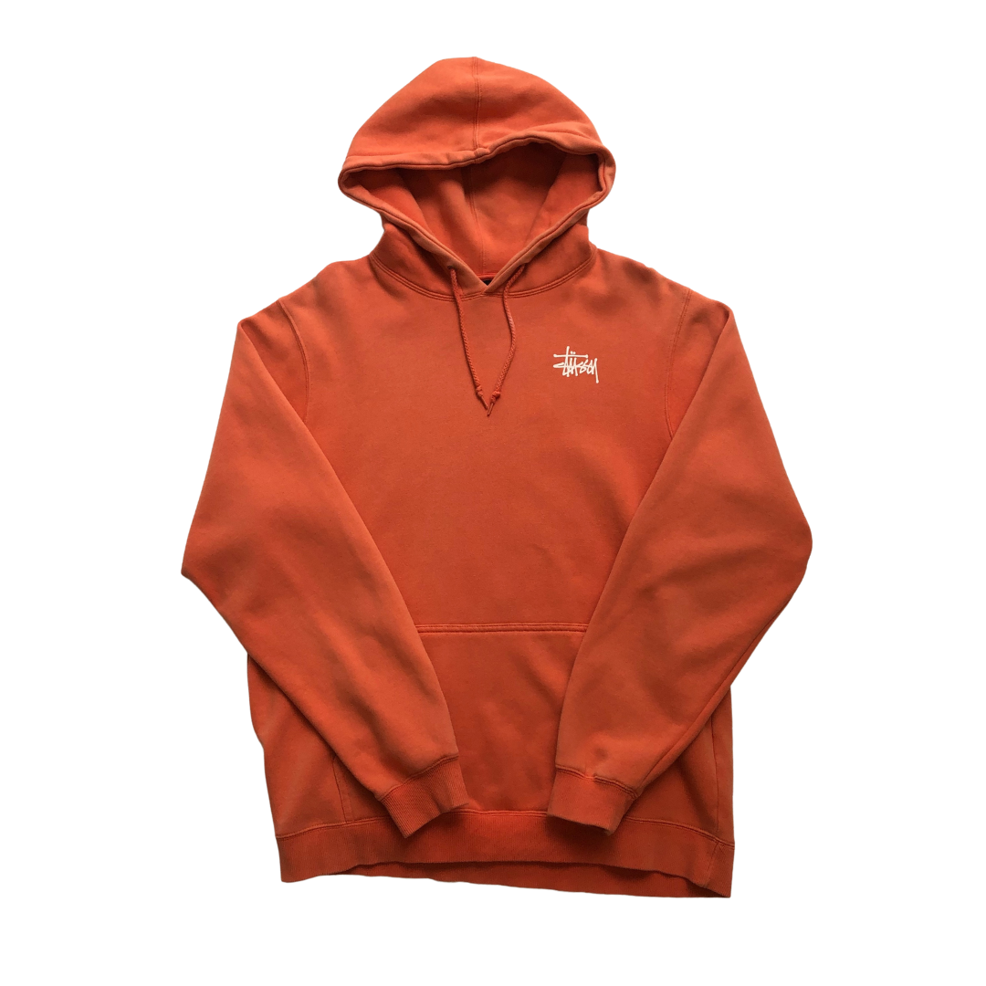 Stussy Vintage Orange Hoodie XL