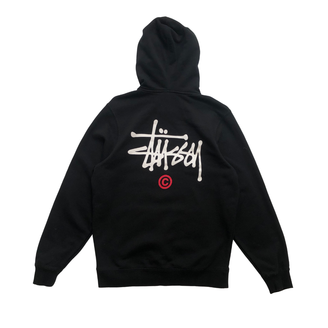 Stussy Vintage Black Hoodie Small – VICE Vintage