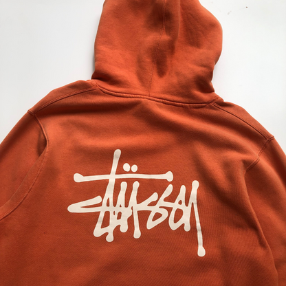 Stussy Vintage Orange Hoodie XL