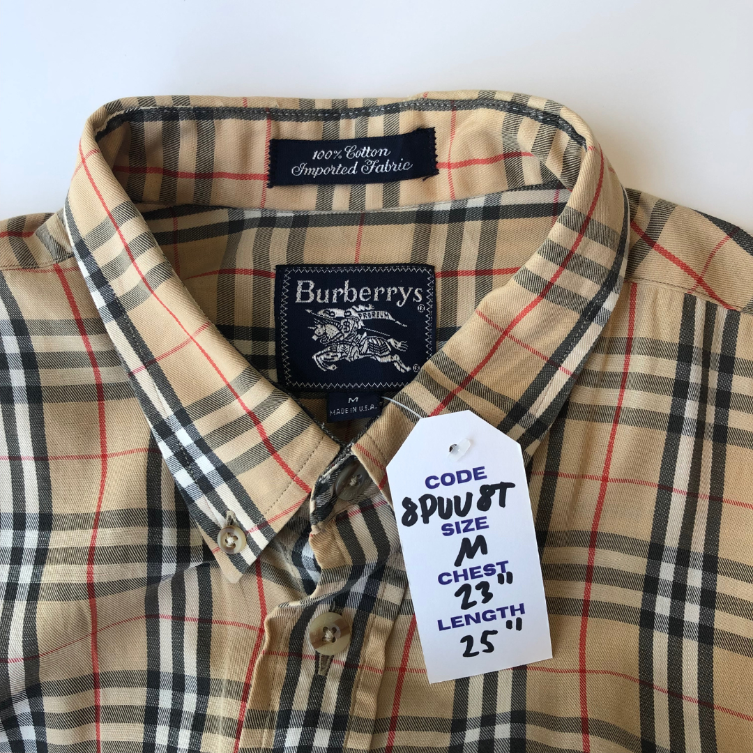 Vintage Burberry nova check shirt