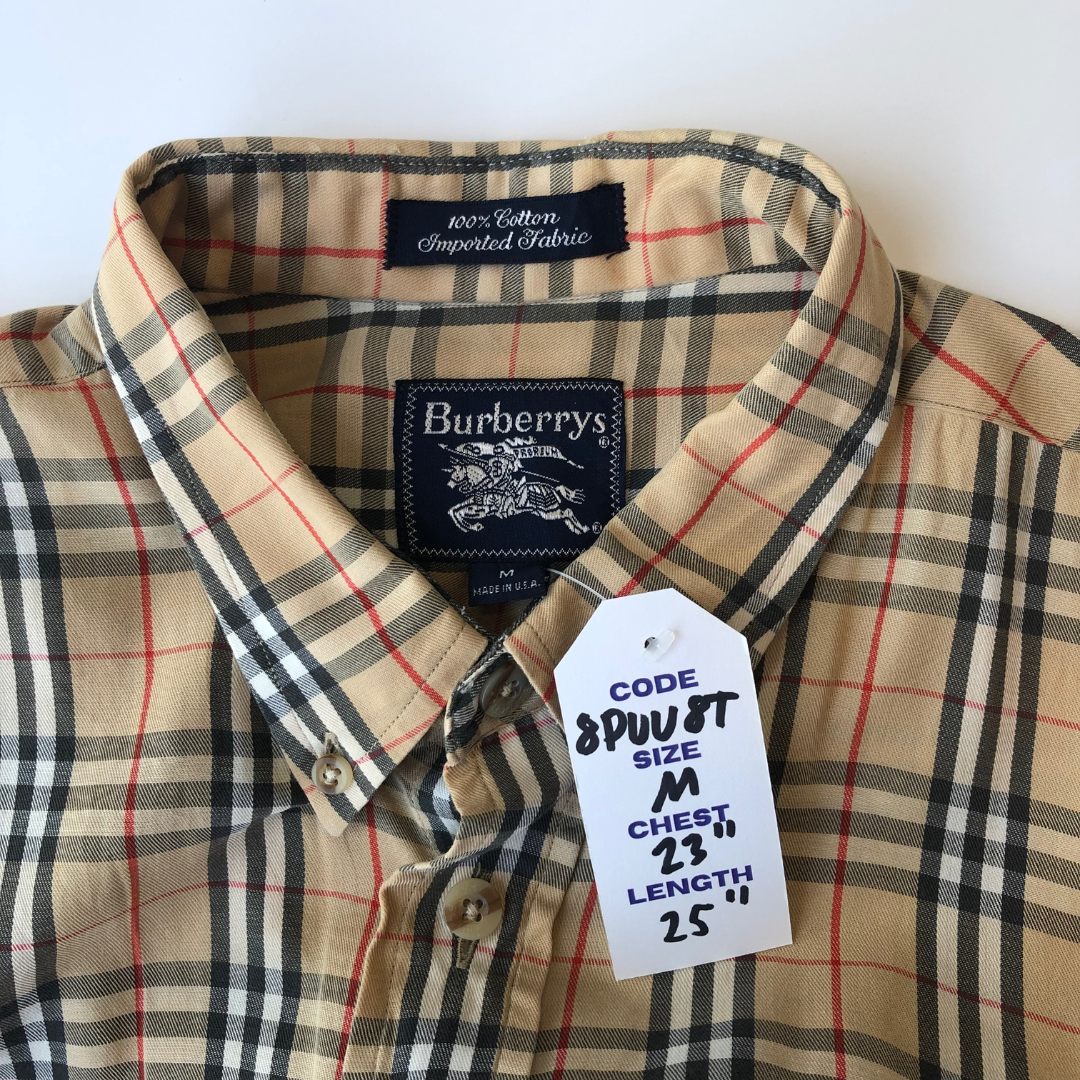 00's Burberry Nova Check Shirt Medium – Payday Vintage